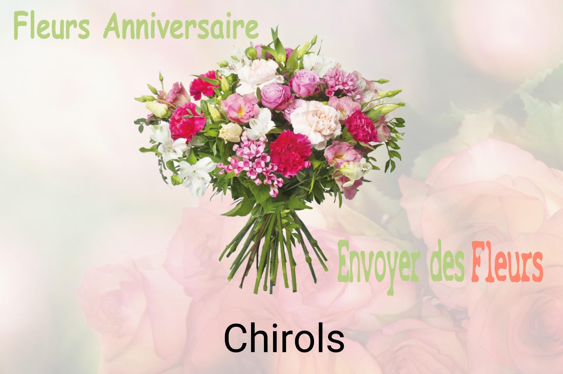Bouquet de fleurs d’anniversaire livré à Chirols